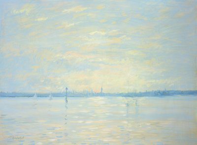 Southampton Water, Sonnenuntergang, 1999 von Jennifer Wright